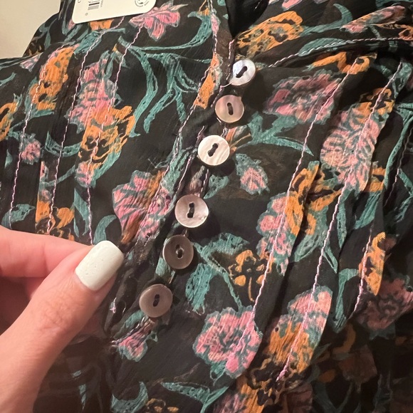 NWT FREE PEOPLE See It Through Dress - Picture 5 of 14